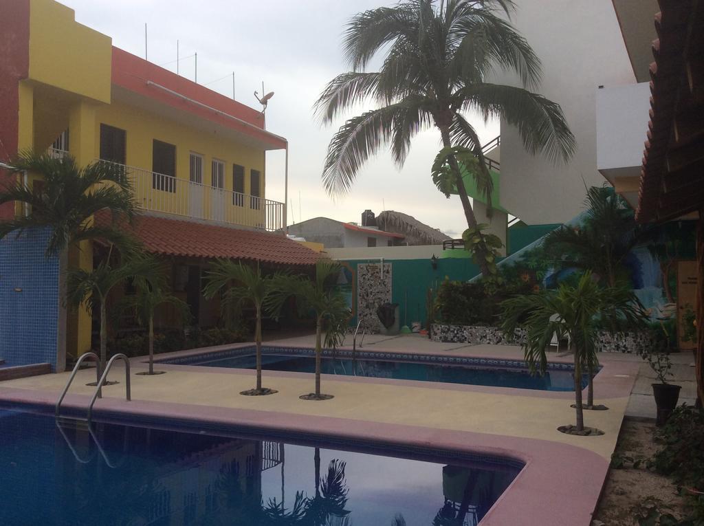 Bungalows Casa Grande Aparthotel San Patricio Melaque Bagian luar foto